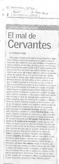 El Mal de Cervantes.