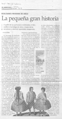 La Pequeña gran historia.