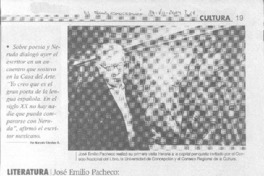 José Emilio Pacheco "Los poemas están en la calle". (entrevistas)