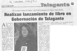 Realizan lanzamiento de libro en Gobernación de Talagante.
