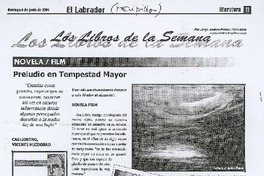 Preludio en tempestad mayor.