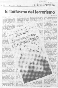 El fantasma del terrrorismo