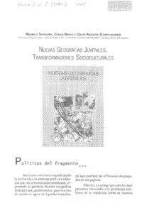 Nuevas geografías juveniles
