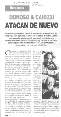 Donoso & Caiozzi atacan de nuevo.