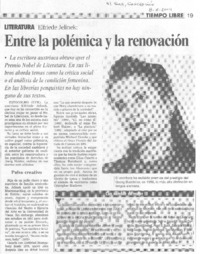 Entre lapolémica y la renovación