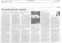 Dramaturgia del espacio
