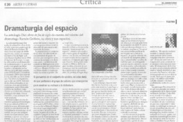 Dramaturgia del espacio