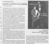 Escrbir correctamente poesía