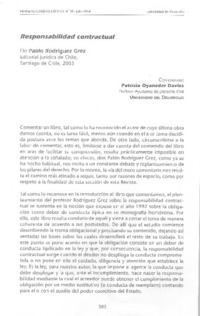 Responsabilidad contractual