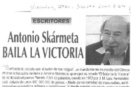Antonio Skármeta baila la victoria.