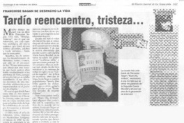 Tardío reencuentro, tristeza...