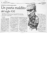 Un Poeta maldito del siglo XXI. (entrevistas)