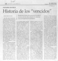 Historia de los "vencidos".
