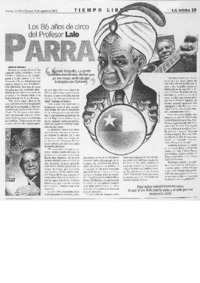 Los 86 año de circo del Profesor Lalo Parra.