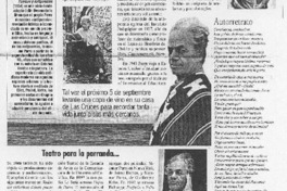 Nicanor Parra cumplirá 90 años frente al mar.