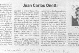 Juan Carlos Onetti.