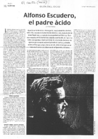 Alfonso Escudero, el padre ácido