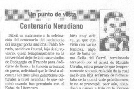 Centenario nerudiano.