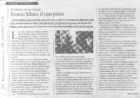 Ernesto Sábato, el topo pintor.