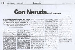 Con Neruda en el corazón.