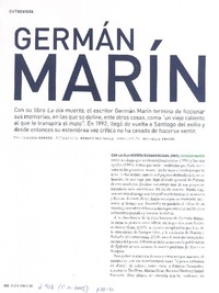 Germán Marín [entrevista]