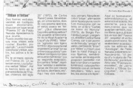 "Titilan y tiritan".