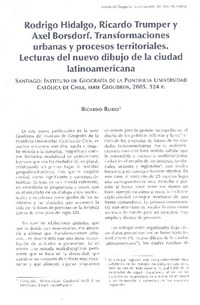 Transformaciones urbanas