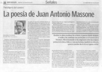 La Poesía de Juan Antonio Massone.