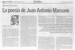 La Poesía de Juan Antonio Massone.