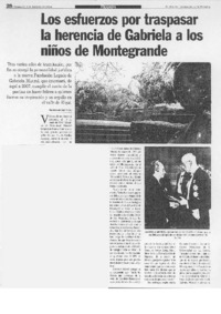 Los Esfuerzos por traspasar la herencia de Gabriela a los niños de Montegrande.