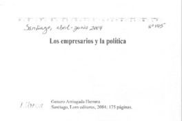 Los Empresarios y la política