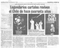 Legendarios carteles reviven el Chile de hace cuarenta años