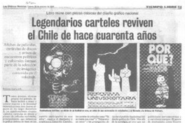Legendarios carteles reviven el Chile de hace cuarenta años