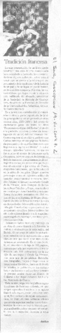 Tradición francesa.