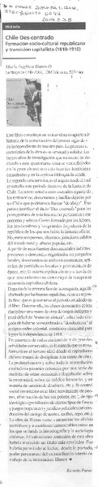 Chile Des-centrado.