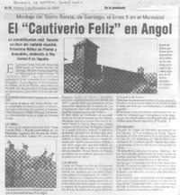 El "Cautiverio Feliz" en Angol.