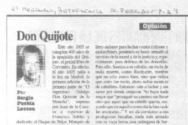 Don Quijote.
