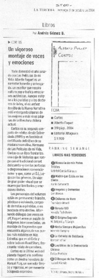 Un vigoroso montaje de voces y emociones