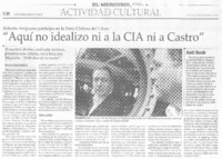 "Aquí no de idealizó ni a la CIA ni a Castro" [entrevista]