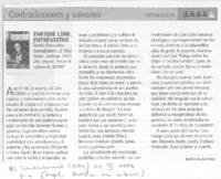 contradicciones y vaivenes