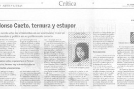 Alonso Cueto, ternura y estupor