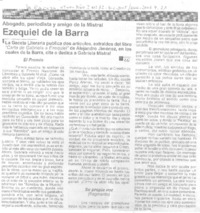 Ezequiel de la Barra