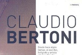 Claudio Bertoni (entrevistas)