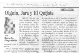 Olgúin, Jara y el Quijote
