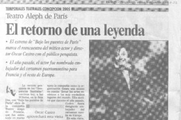 El Retorno de una leyenda