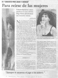 Para reirse de las mujeres