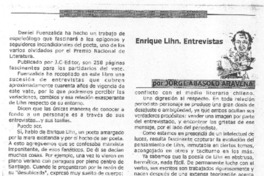 Enrique Lihn. Entrevistas