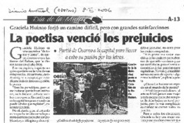 La poetisa venció los prejuicios