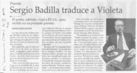 Sergio Badilla traduce a Violeta