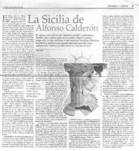 La Sicilia de Alfonso Calderón